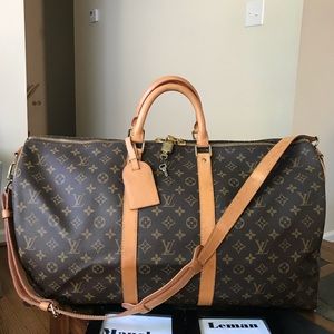 Authentic Louis Vuitton Keepall 55 Bandouliere